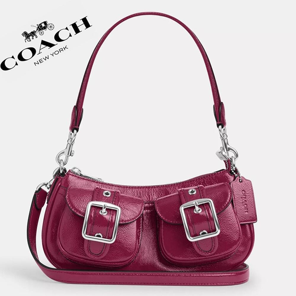 ❤️ Coach Ashton Bag silver/purple